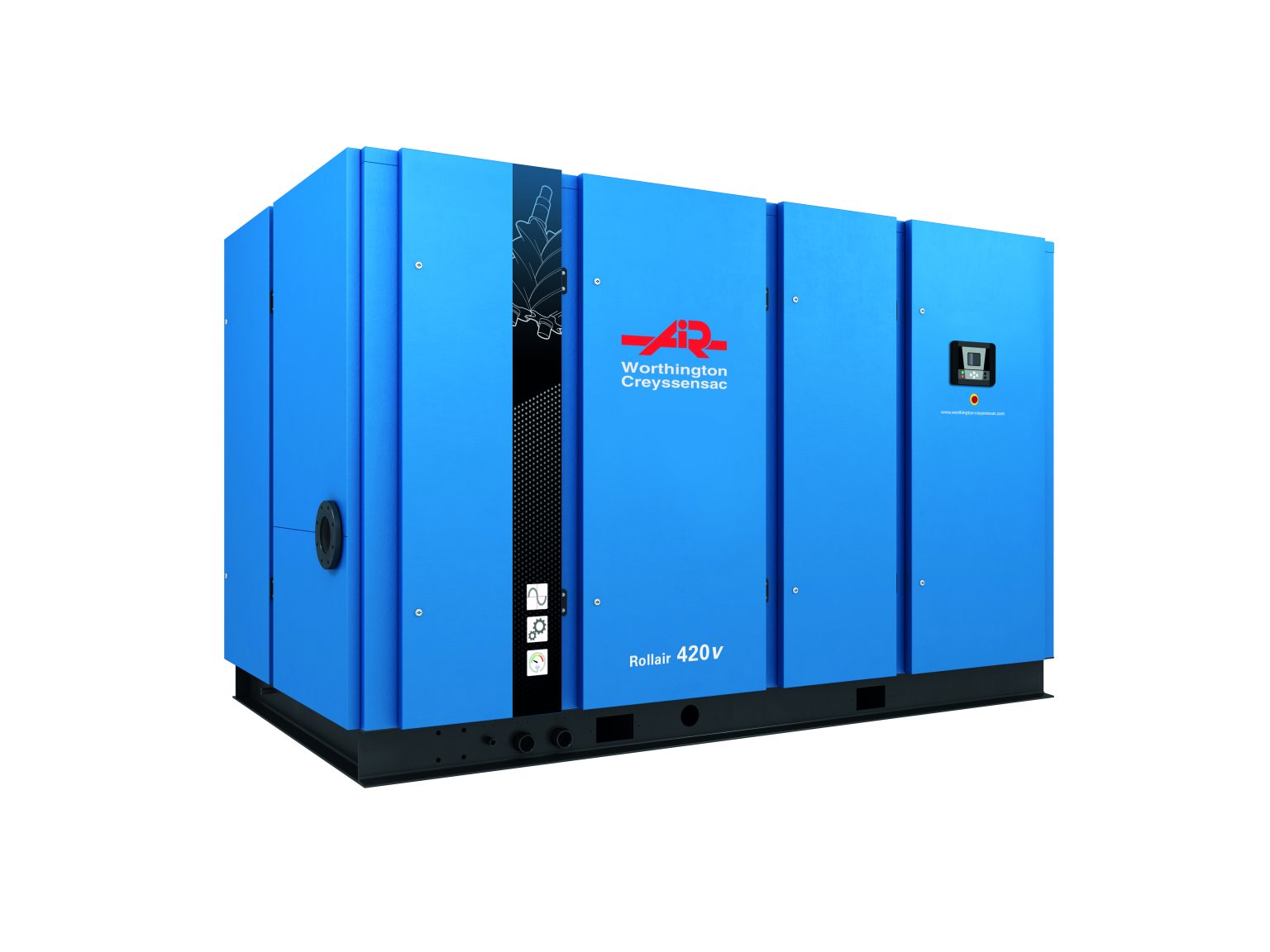 Compressore industriale Worthington Creyssensac installato in sala compressori